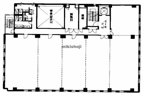 朝日生命鳥取ビル 平面1