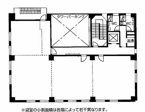 広小路セントラルビル 平面1