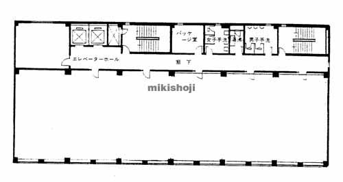 朝日生命富山ビル 平面1
