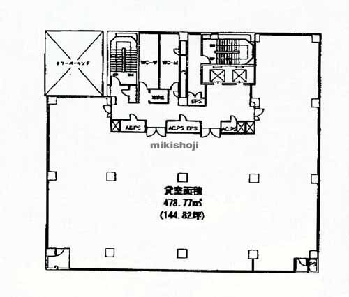 明治安田生命富山駅前ビル 平面1