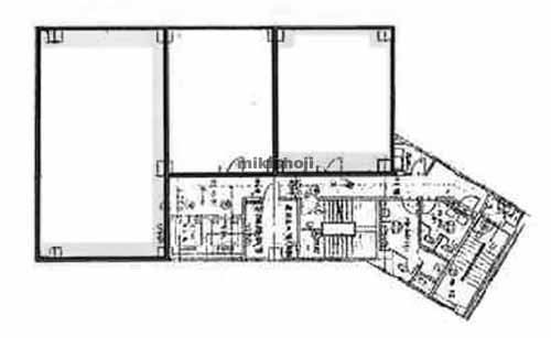 太陽生命富山ビル 平面1