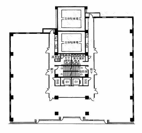 大同生命富山ビル 平面1