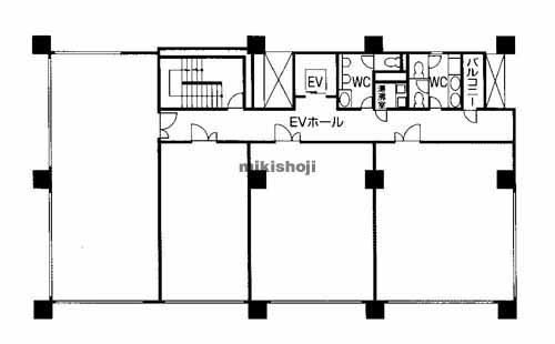 ＮＥＷＳビル（ﾆｭｰｽﾋﾞﾙ） 平面1
