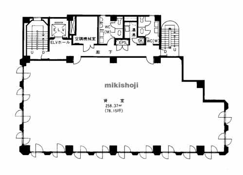 朝日生命金沢第３ビル 平面1