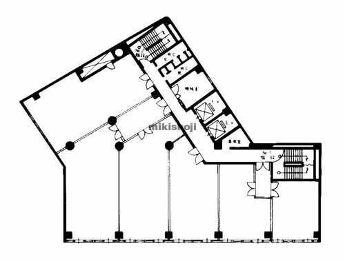 名鉄北陸開発ビル 平面1