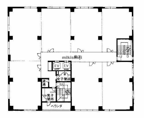金沢フロントビル 平面1