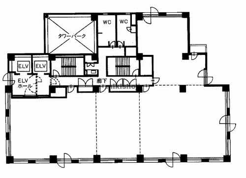 金沢フコク生命駅前ビル 平面1