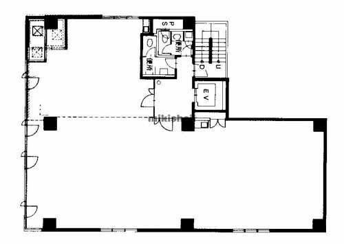 渕上ビル 平面1