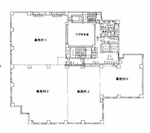 なんばＡＫビル 平面1