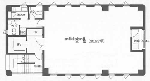ザ・ウエスト宿院壱番館 平面1