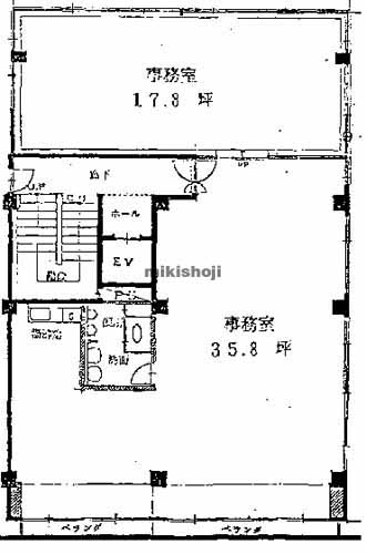 安田ビル１号館 平面1