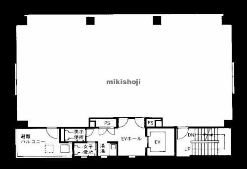 富士ビル南船場 平面1