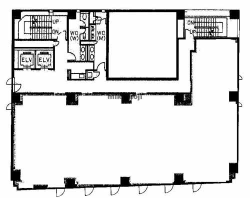 岡山桃太郎大通りビル 平面1