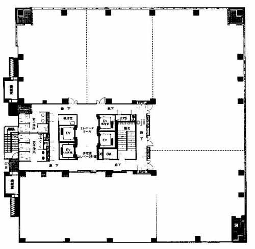 京阪堂島ビル 平面1