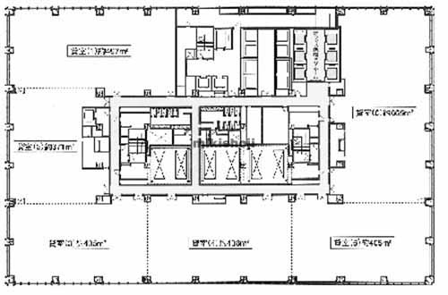 マルイト難波ビル 平面1