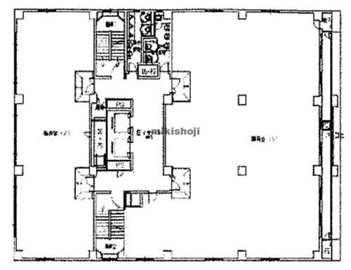 大阪赤十字会館 平面1