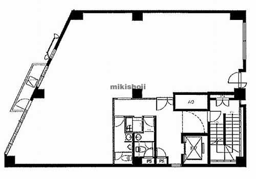 香林坊ファーストビル 平面1