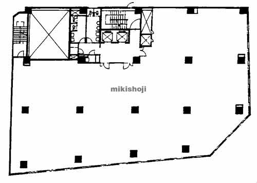 紙与天神ビル 平面1