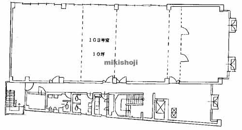 第二西部ビル 平面1