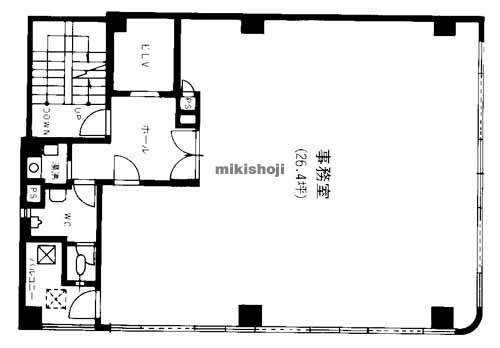 天神吉柳ビル 平面1