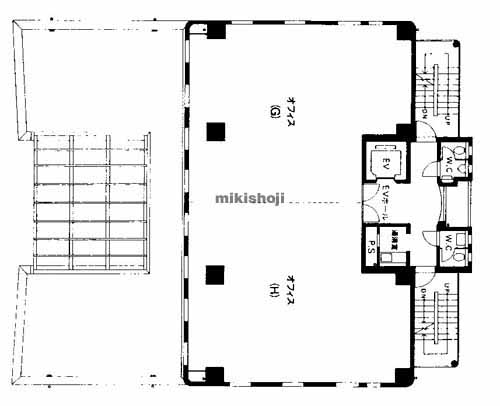 天神西通り館 平面1