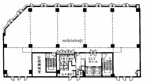 損保ジャパン大分ビル 平面1