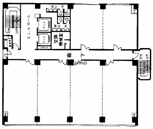 佐賀中央第一生命ビルディング 平面1