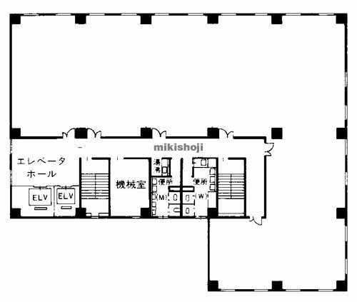 宮崎第一生命ビルディング新館 平面1