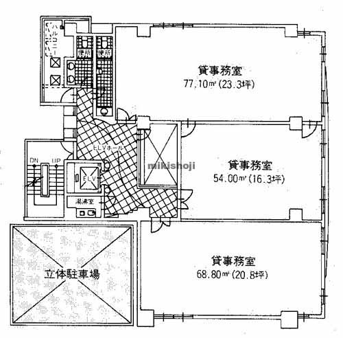 福岡ニッセイビル 平面1