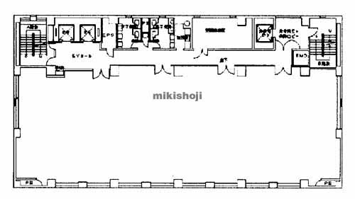 日本生命福山ビル 平面1