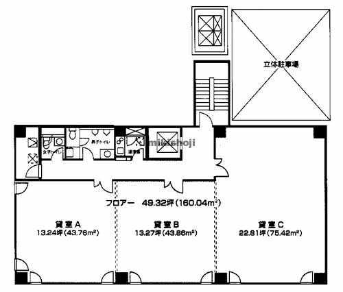 博多八百治ビル 平面1