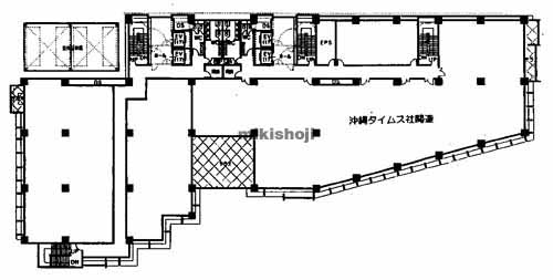那覇新都心メディアビル 平面1