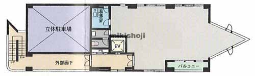 ニューガイア千早BLDG.NO１８ 平面1