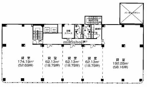 松村ビル 平面1