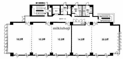 交通会館ビル 平面1