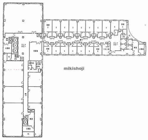 宇部興産ビル 平面1