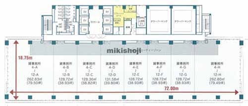 薬院・今泉・警固の薬院ビジネスガーデン 平面1