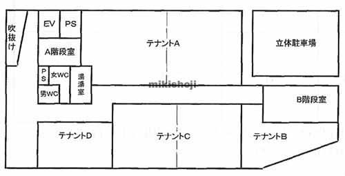 オレンジアベニュービル 平面1