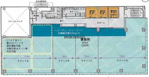Ｄ－ＬＩＦＥＰＬＡＣＥ呉服町 平面1