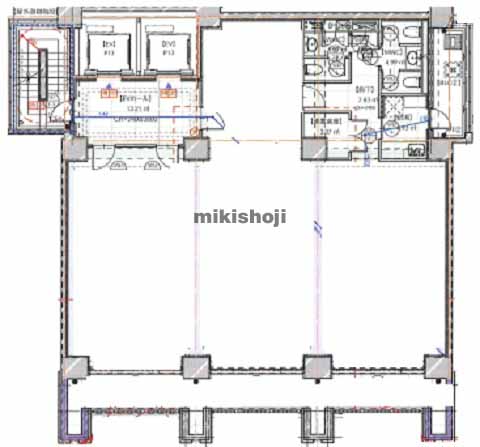 薬院・今泉・警固のTHE　PALACE　TENJIN　OFFICE 平面1