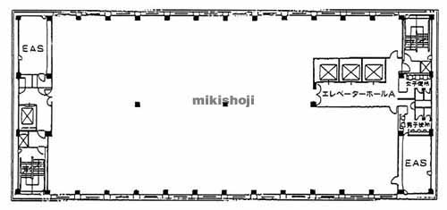 六本木ヒルズノースタワー 平面1