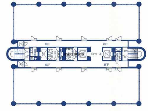 東京原木会館 平面1