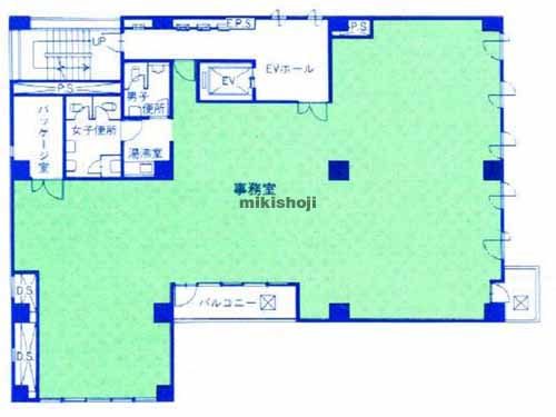 ＵＥＮＯ　ＥＳＴビル 平面1