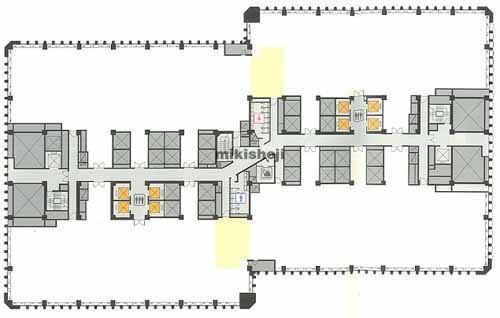 アーク森ビル 平面1