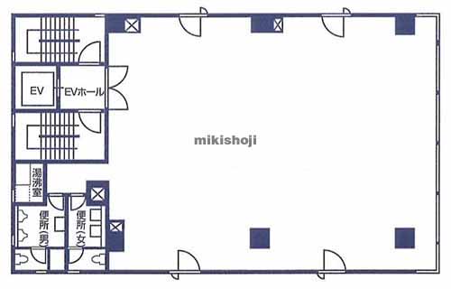 日本橋本町のＡＲＣ　ＣＵＢＥ　日本橋本町 平面1