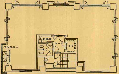 八丁堀ファーストスクエア 平面1