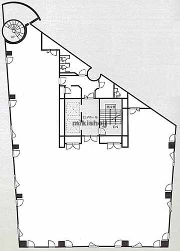虎ノ門ピアザビル 平面1