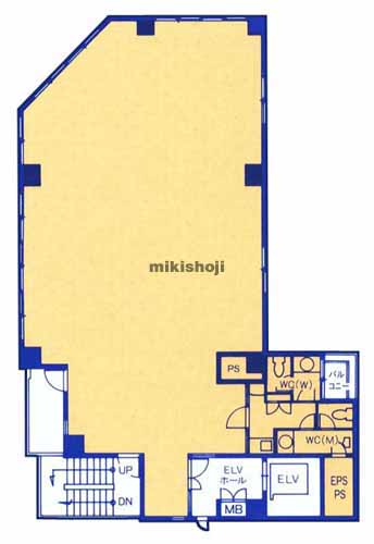 新宿・歌舞伎町のパディアイルカテリーナ 平面1
