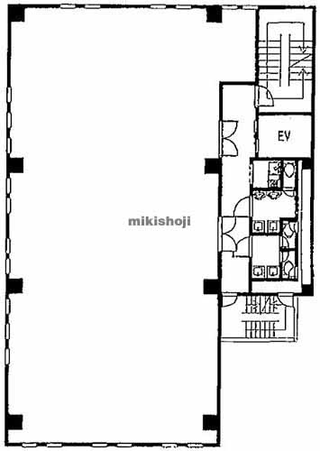 南麻布・元麻布・麻布十番のＭＯＭＯＮ六本木ビル 平面1