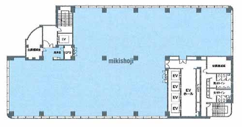 西五反田の東京日産西五反田ビル（２号館） 平面1